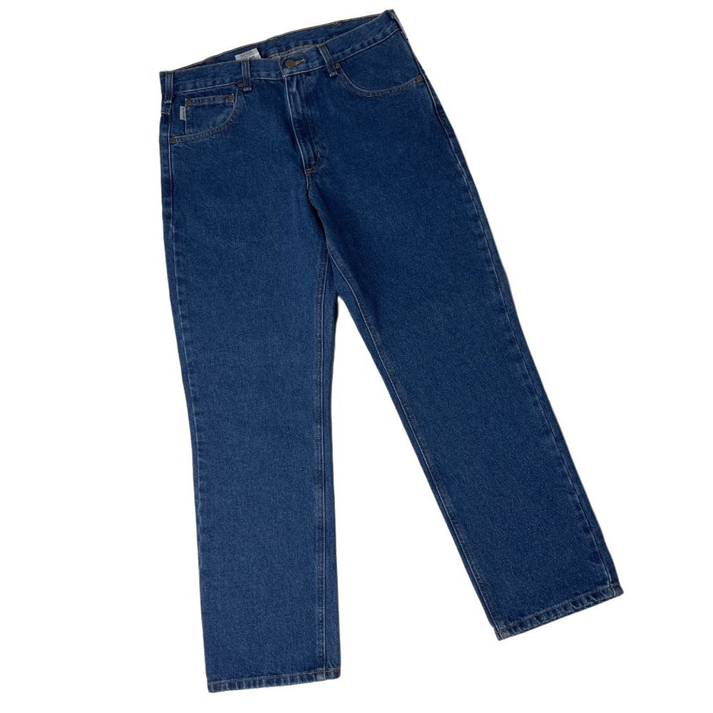 Carhartt Mens Blue JEans 34x30 Traditional Fit Denim